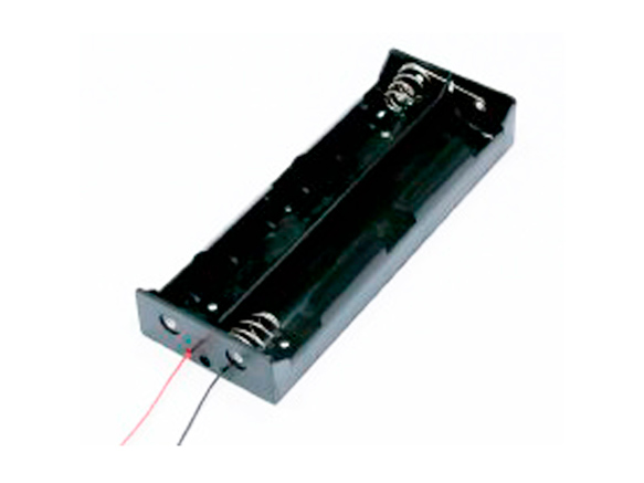 Holder for 6 batteries D with wires 150mm GSN-16-1PP