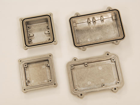 Diecast aluminium boxes with EMI protection