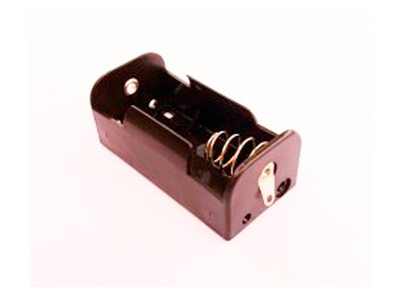 Holder for 1 D battery with solder pin GSN-11-1SL