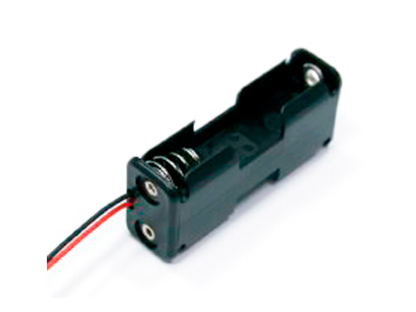 Holder for 2 AA batteries with wires 150mm GSN-32-1PP