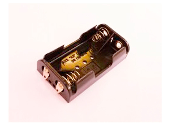 Holder for 2 AA batteries with solder pin GSN-32-2SL