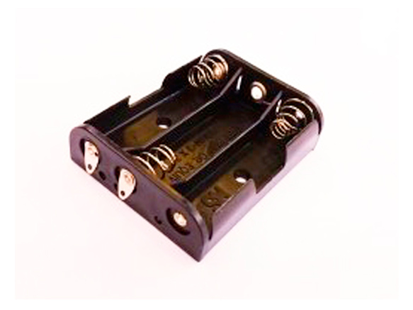 Holder for 3 AA batteries with solder pin GSN-33-1SL
