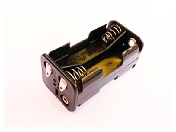 Holder for 4 AA batteries with solder pin GSN-34-1SL