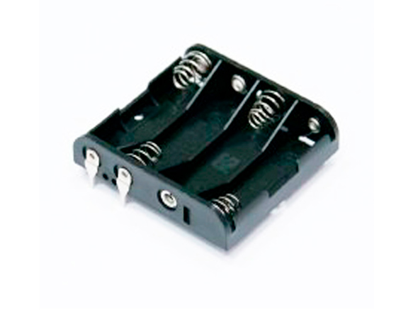 Holder for 4 AA batteries per board GSN-34-2PM