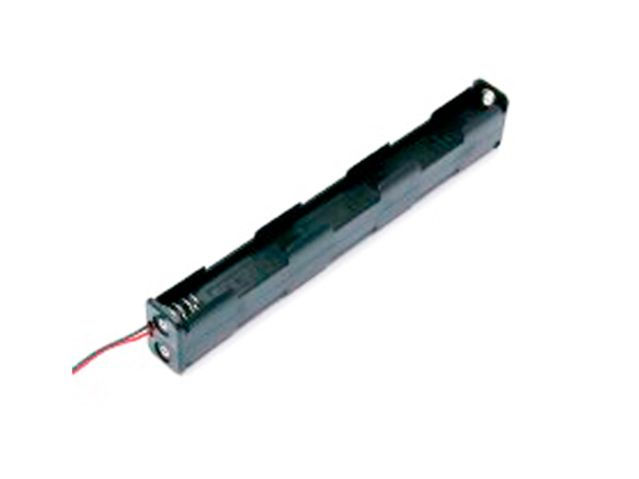 Holder for 6 AA batteries with wires 150mm GSN-36-2PP
